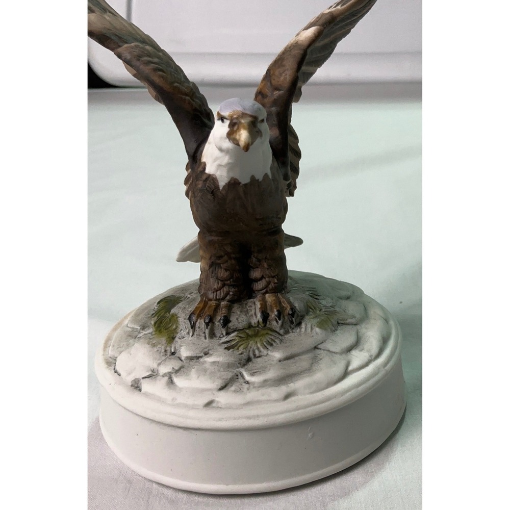 1990‎ Arnart Bald Eagle Figurine Wildlife Bird Statue Made in Taiwan